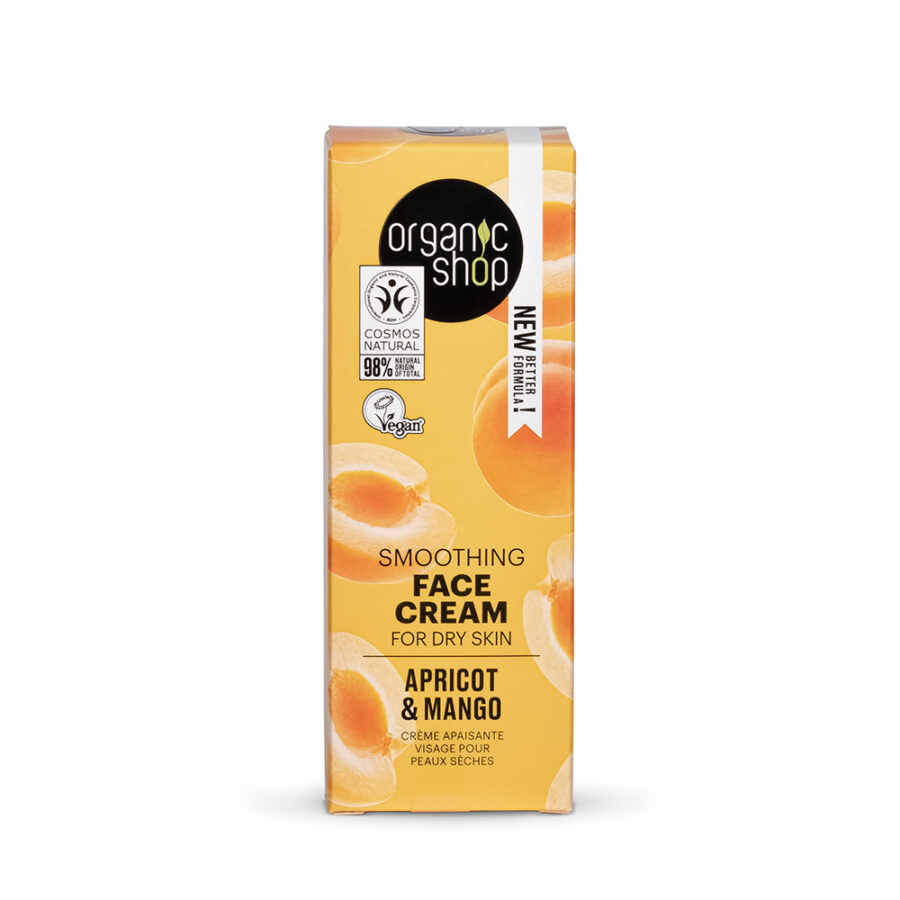 Organic Shop Vyhladzujúci krém pre suchú pleť Marhuľa a mango 50 ml