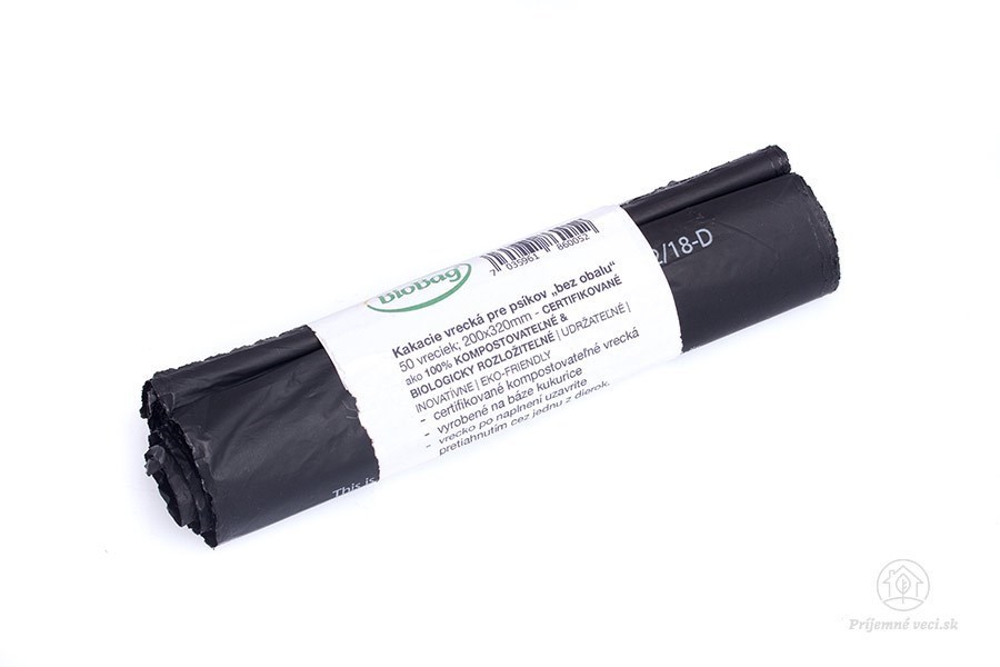 Biobag Kompostovateľné vrecká pre psíkov 50 ks