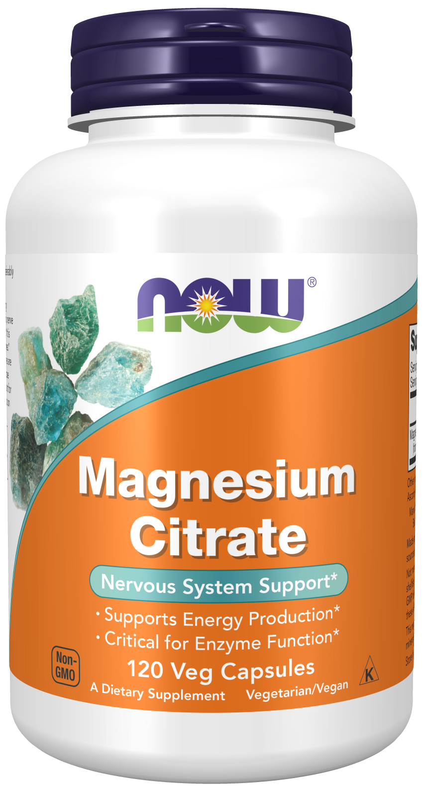 NOW Magnézium citrát  400mg 120kps