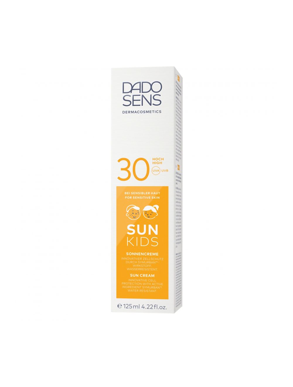 Dado Sens Opaľovací krém vodeodolný pre deti SPF 30 125 ml